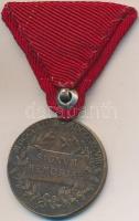1898. "Jubileumi Emlékérem Fegyveres Erő Számára / Signum memoriae" Br kitüntetés mellszal...
