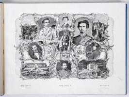 Die bayerischen Königsschlösser: Neuschwanstein. Herrenchiemsee. Linderhof. [München, 1895-1897, Alb...