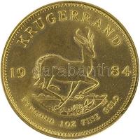 Dél-Afrika 1984. 1 Krugerrand Au (33.93g/0.917) T:1- kis ph.
South Africa 1984. 1 Krugerrand Au (33....