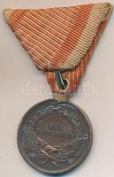 1915. "Bronz Vitézségi Érem / Der Tapferkeit" Br kitüntetés mellszalaggal szign.: TAUTENHA...