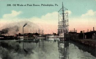 Philadelphia oil works at Point Breeze (fa)