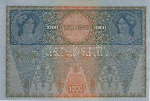 1902. 1000K mindkét oldal német "Deutschösterreich" felülnyomással T:II