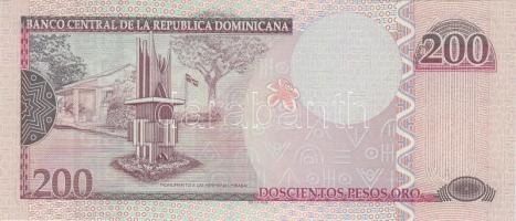 Dominikai Köztársaság 2007. 200P T:I
Dominican Republic 2007. 200 Pesos C:Unc