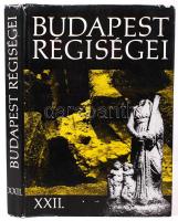 Budapest régiségei XXII. A Budapesti Történeti Múzeum Évkönyve. Szerk. Tarjányi Sándor. Bp., 1971, Képzőművészeti Alap. Kiadói egészvászon kötésben, védőborítóval, gazdag képanyaggal és térképekkel