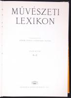 Művészeti lexikon I-II., IV. Főszerk. Zádor Anna és Genthon István. Bp., 1968, Akadémiai Kiadó. Kiad...