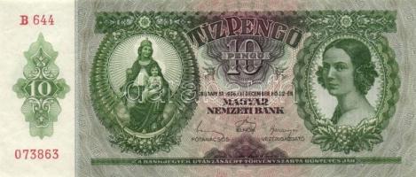 1936. 10P (10x) egymás utáni sorszámmal T:I,I-