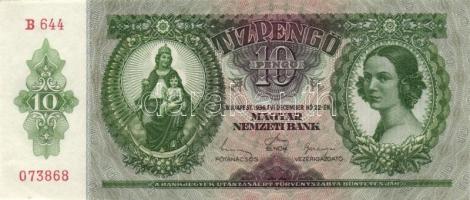 1936. 10P (10x) egymás utáni sorszámmal T:I,I-