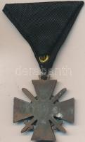 1942. "Tűzkereszt I. fokozata, posztumusz adományozás" hadifém kitüntetés mellszalaggal T:...