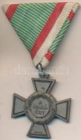 1942. "Tűzkereszt II. fokozata" hadifém kitüntetés mellszalaggal T:2 Hungary 1942. "Hungarian Fire Cross 2st class" war metal decoration with ribbon C:XF