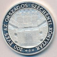 2002. 3000Ft Ag "Széchenyi Könyvtár" T:PP Dísztokban, tanúsítvánnyal. Csak 3000db!