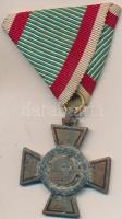 1943. "Tűzkereszt II. fokozata" hadifém kitüntetés mellszalaggal T:2- Hungary 1943. "Hungarian Fire Cross 2st class" war metal decoration with ribbon C:VF