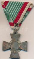 1943. "Tűzkereszt II. fokozata" hadifém kitüntetés mellszalaggal T:2-
Hungary 1943. "...