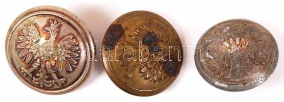 15db katonai egyenruha gomb T:vegyes