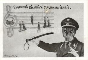 Symphonia Diabolica Mauthausiensis, Anti-Fascist propaganda, anniversary So. Stpl s: Wiesenthal (fl)