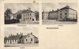 Nagyszeben barrack, canteen, officer building (fa)