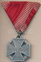 1916. "Károly-Csapatkereszt" cink kitüntetés mellszalaggal T:2 Hungary 1916. "Karl Troop Cross" zinc decoration with ribbon C:XF