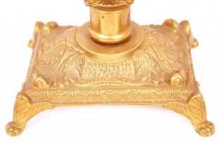 Nagyméretű réz feszület / 
Large brass crucifix, 38cm