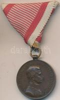 1917. "Károly Bronz Vitézségi Érem" Br kitüntetés mellszalaggal szign.:KAUTSCH T:2 Hungary 1917. "Bronze Medal for Bravery" Br decoration with ribbon sign.:KAUTSCH C:XF