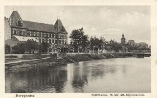 Beregszász Petőfi street, main grammar school