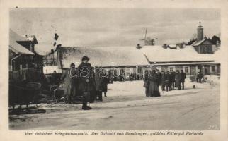 Dundaga, mansion, military WWI, Eastern front