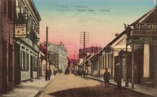 Ventspils, Windau; Castle street, pharmacy