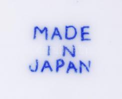 Jelzett japán teázó szett: 2db kiöntő, 1db cukortartó, 8db csésze és alátét / 
Japanese tea set