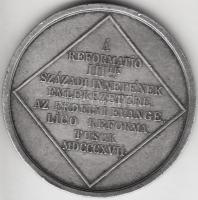 1817. Érem az erdélyi reformáció 300 éves jubileuma alkalmából Ag (15.05g/40.5mm) "DITSŐSÉG IST...