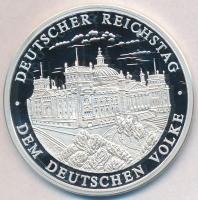 Németország 1993. "Német Szövetségi Köztársaság 50 éve - Reichstag" Ag emlékérem (20g/0.99...