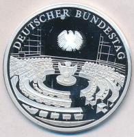 Németország 1993. "Német Szövetségi Köztársaság 50 éve - Bundestag" Ag emlékérem (20g/0.99...