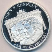 Németország 1993. "Német Szövetségi Köztársaság 50 éve - John F. Kennedy" Ag emlékérem (20...
