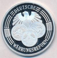 Németország 1993. "Német Szövetségi Köztársaság 50 éve - Valuta reform" Ag emlékérem (20g/...