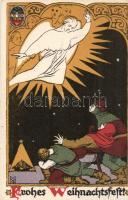 Christmas, angel, shepherds