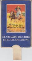 Nitrate of Chile, fertilizer, advertisement, mechanical card