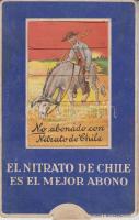 Nitrate of Chile, fertilizer, advertisement, mechanical card