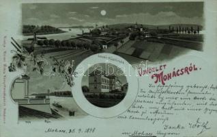 1898 Mohács, László közkórház litho