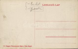 Csököly csendőrlaktanya, posta, református templom