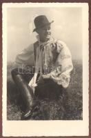 Slovakian folklore, boy in national costume