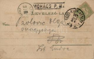 Mohács sokácok és busók litho