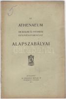 1919 Az Atheneum nyomda Rt alapszabályai