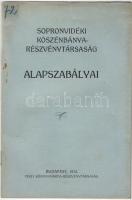 1912 A Sopronvidéki kőszénbánya Rt. alapszabályai