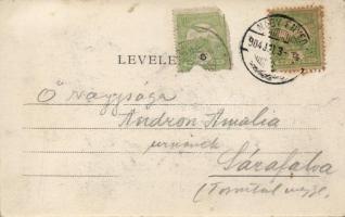 Marosújvár, Báncsai kuglizó; Grün Géza kiadása / bowling lane