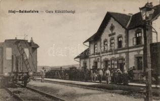 Balázsfalva Küküllőszeg railway station