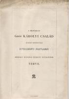 1899 A Gr. Károlyi család egyetem utczai hitbizományi palotájának amerikai módzsr szerinti eltolásának terve