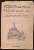 1930 Kárpátalja térképe + 1930 Kárpátalja közigazgatási beosztása