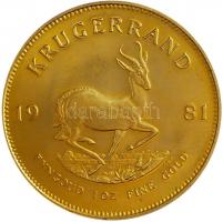 Dél-Afrika 1981. 1 Krugerrand Au (33.93g/0.917) T:1-
South Africa 1981. 1 Krugerrand Au (33.93g/0.91...