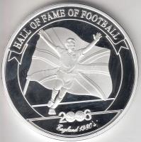 Uganda 2006. 2000Sh Ag "A labdarúgás halhatatlanjainak csarnoka - Anglia 1980-as évek" T:P...