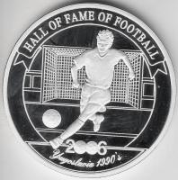 Uganda 2006. 2000Sh Ag "A labdarúgás halhatatlanjainak csarnoka - Jugoszlávia 1990-es évek&quot...