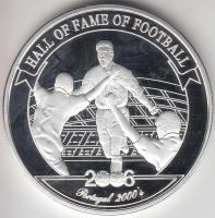 Uganda 2006. 2000Sh Ag "A labdarúgás halhatatlanjainak csarnoka - Portugália 2000-es évek"...