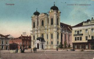 Temesvár Losonczy square, cathedral (fa)