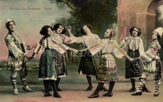 Romanian hora dance